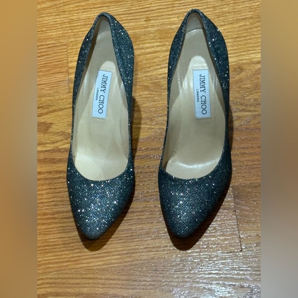 Jimmy Choo Sparkling Heels - Black